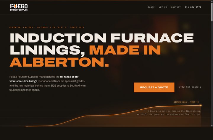 Furnace interior direction — the whole page in warm darkness lit by furnace glow